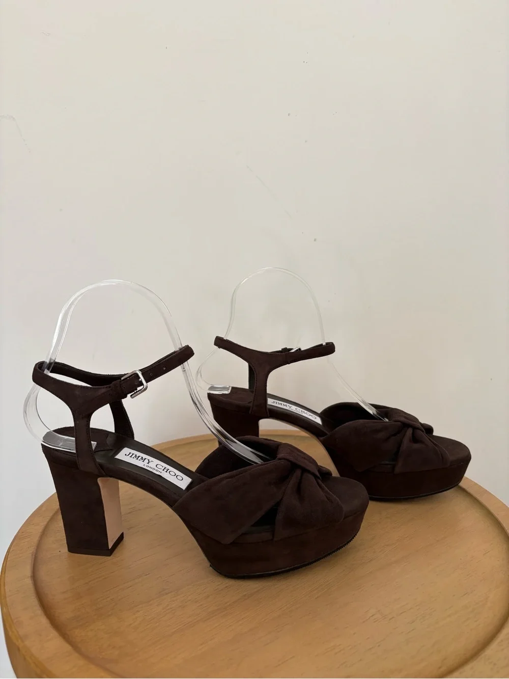 New Jimmy Choo Heloise 80MM Platform Heels